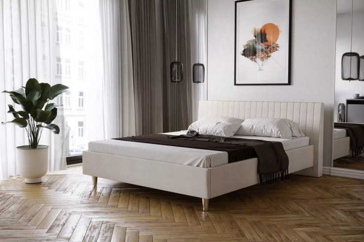 Gepolstertes Bett - ART80265